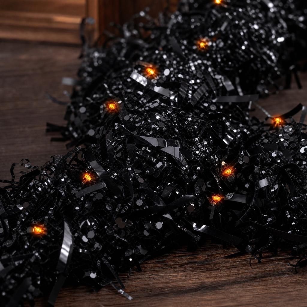 Halloween Fireplace Mantel Decoration Set for Holiday Home Decor