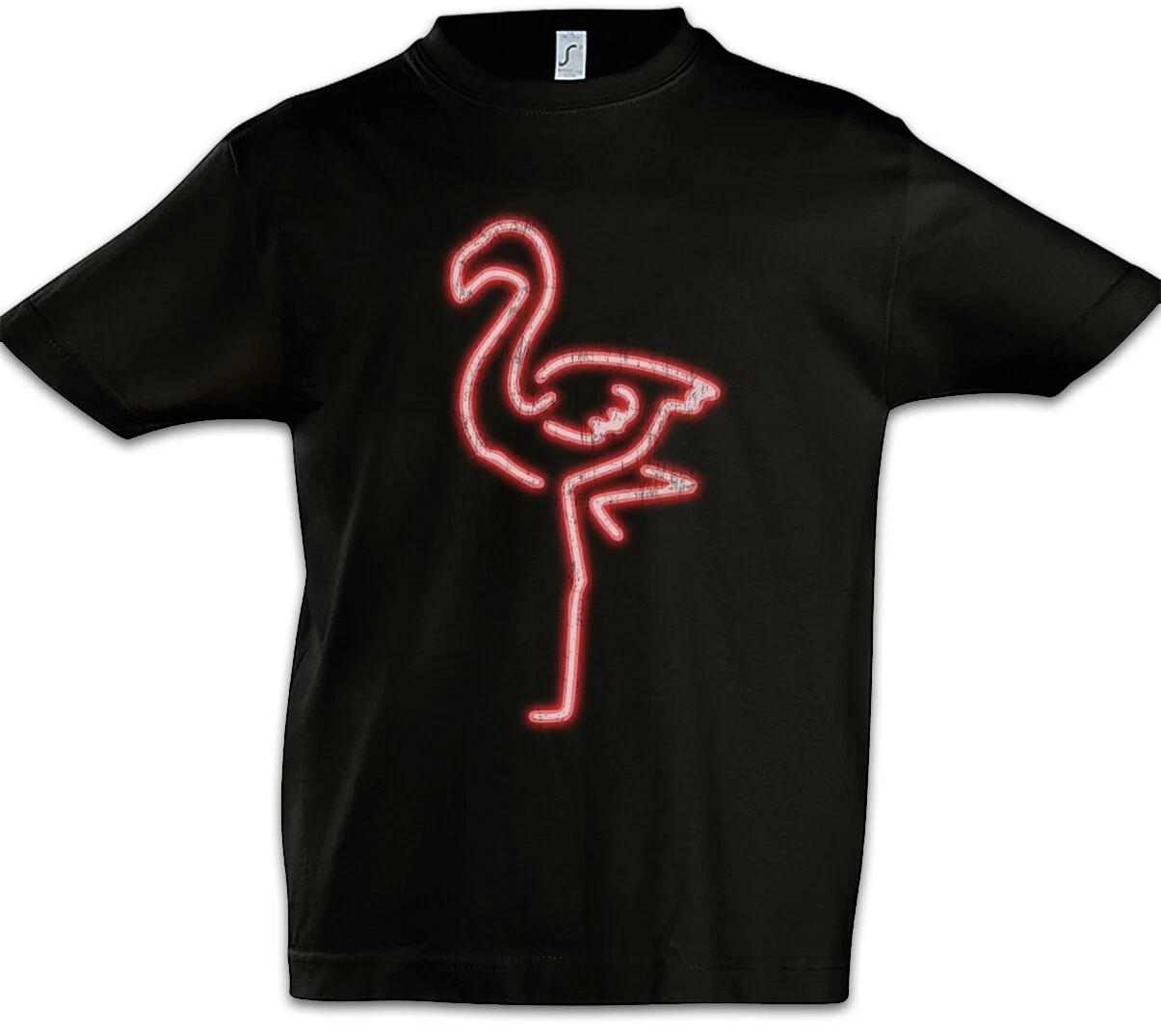 

Neon Flamingo Kids Boys kids boys T-Shirt Love Princess Flamingos Animal Welfare Pink 130