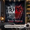TapestryVfB Stuttgart FC Custom Name Text Personalized Wall Hanging Tapestry Home Wall Decor