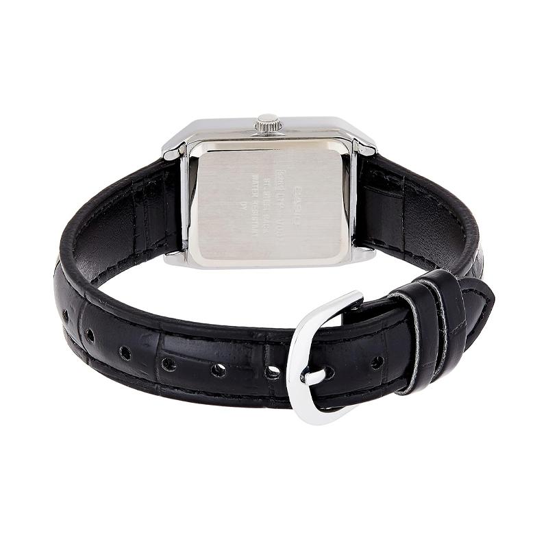 Casio DRESS Series Fashionable Business Simple Elegant Classic Pointer Roman Scale Small Dial Waterproof Quartz Movement Leather Strap LTP-V007L-7B1U