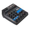 Audio Mixer USB 4 Channel Stereo Line Mixer Professional Stage Equipment 100‑240V UK Plug