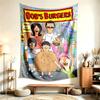 Bob'S Burgers (19) Tapeçaria Adequada Para Decorar Casas Dormitórios E Quartos Macia Ao Toque E Um Presente Perfeito Para Amigos E Família