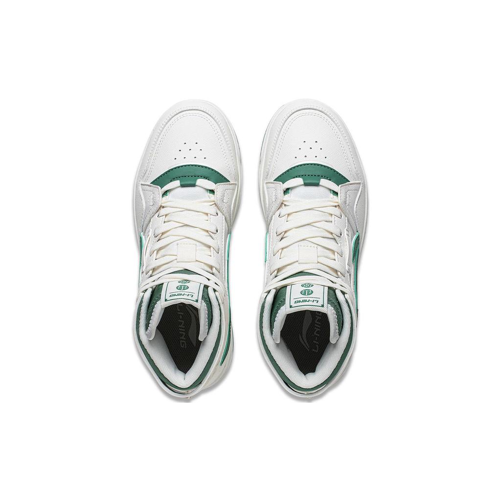 Li Ning Mountain Origin 2.0 Textile, Synthetic Leather Slip Resistant Abrasion Resistant High Top Skateboard Shoes AGCT346-3
