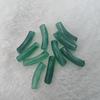 14-Color Faux Jade Bent Tube Acrylic Beads - Marbled Flower C-Shaped for DIY Jewelry & Accessories