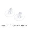 1 Pair Transparent Gel Shoes Foot Pads Anti-skid Wear Resistant Slippers Cushion Shoe-pad Footwear Comfortable Insole