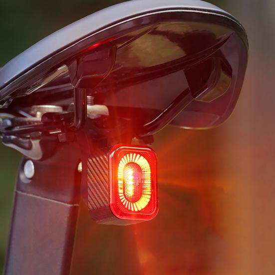 Zadní světlo na kolo se senzorem brzd, vodotěsné, dobíjecí přes USB, pro venkovní použití, MTB, silniční, horské kolo, varovné zadní světlo pro noční jízdu