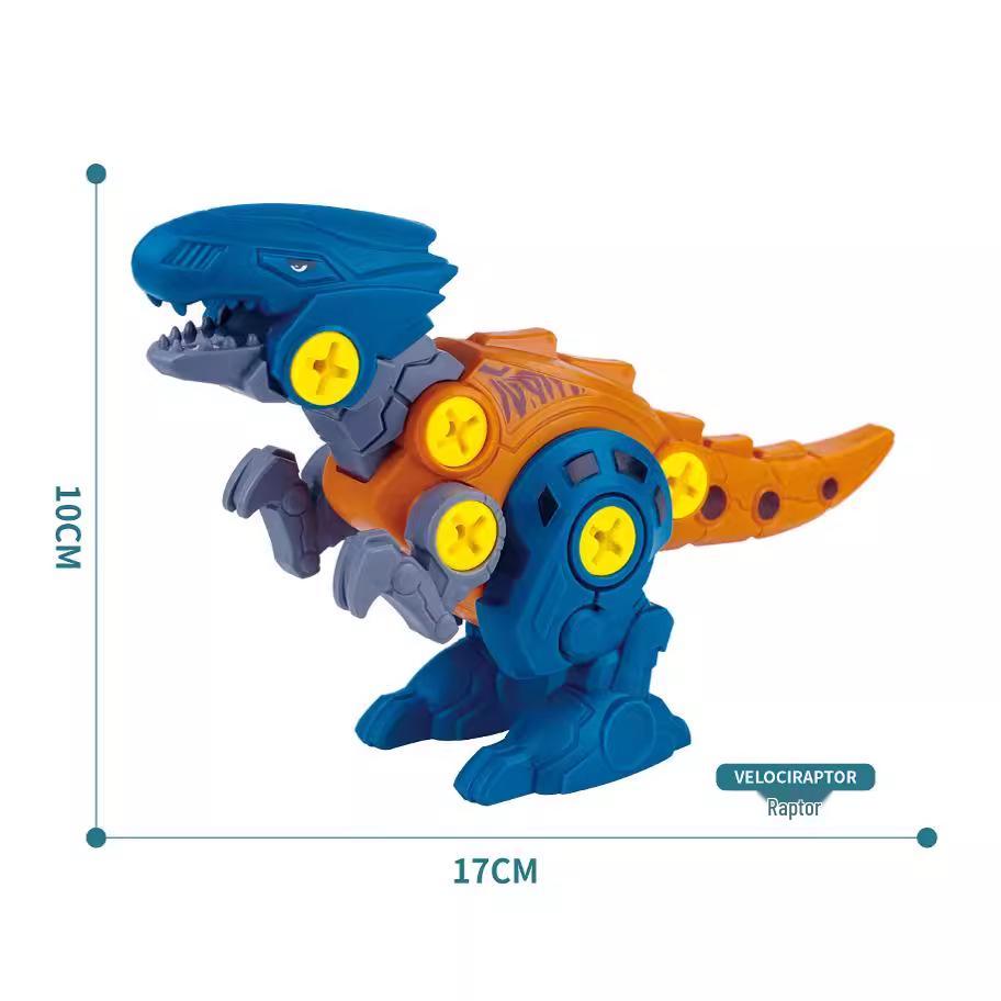 DIY Tyrannosaurus Rex Educational Toy Egg - Assemble & Disassemble Building Blocks for Children