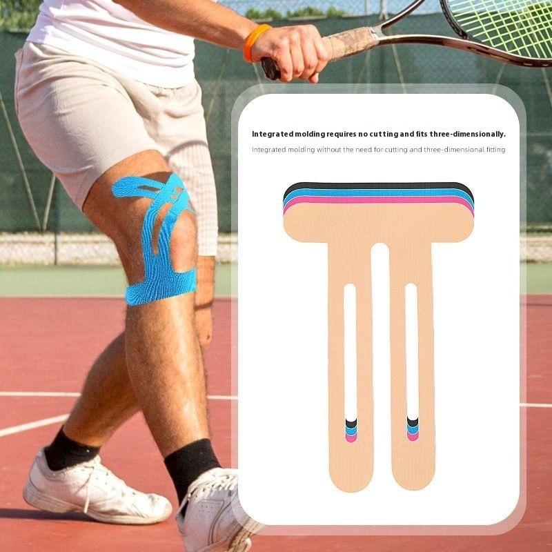1/5Pcs Pre-Cut Kinesiology Tape For Knees Waterproof Elastic Breathable Athletic Tape Sports Bandage