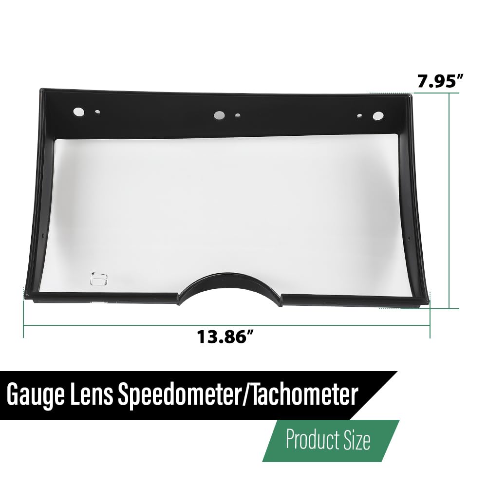 

LQI Gauge Lens Speedometer/Tachometer Compatible with Chevy Corvette C3 1978-1982