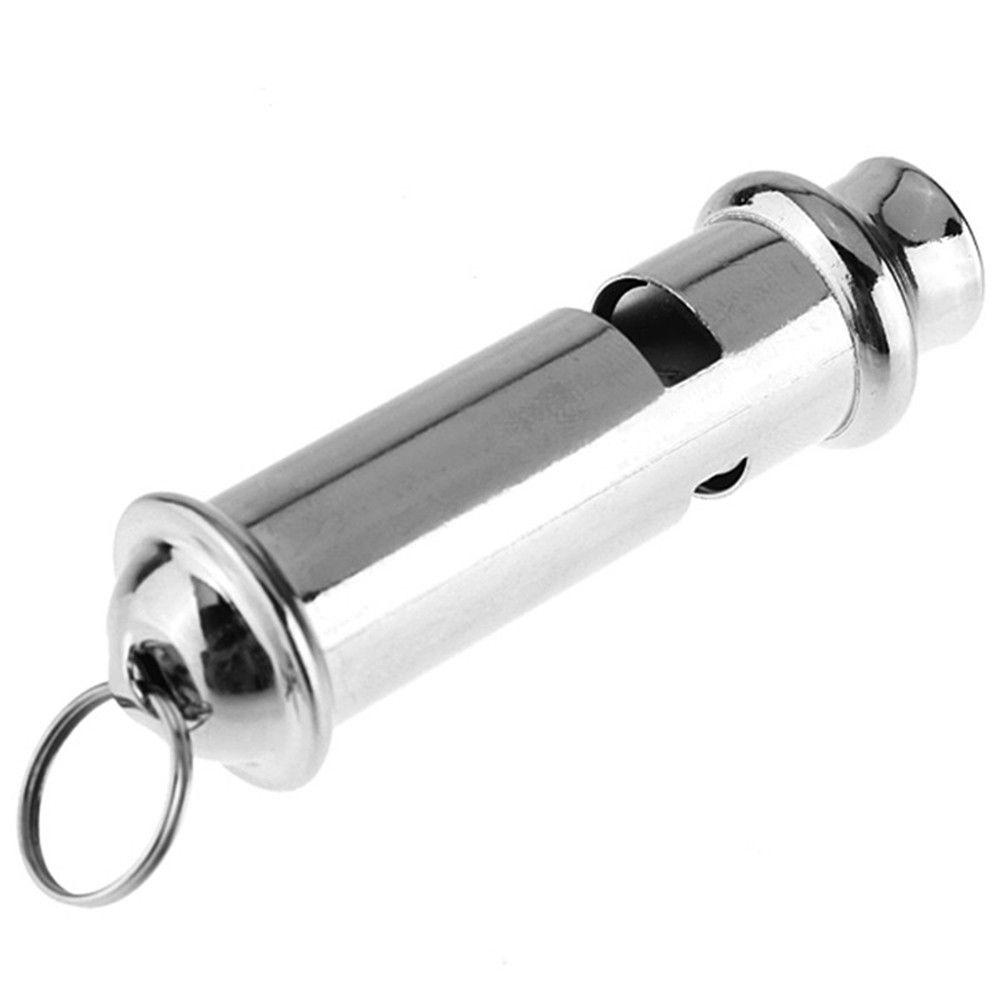 Stainless Steel for Police Traffic with Lanyard Emergency Security Whistle Portable Warning
