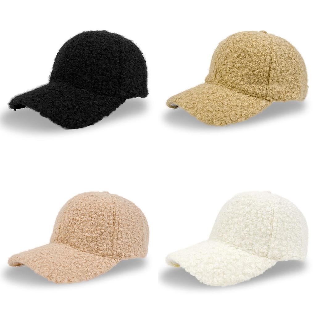 Trendige Winter-Baseballkappe im Ins-Stil mit Fleecefutter für Outdoor-Komfort