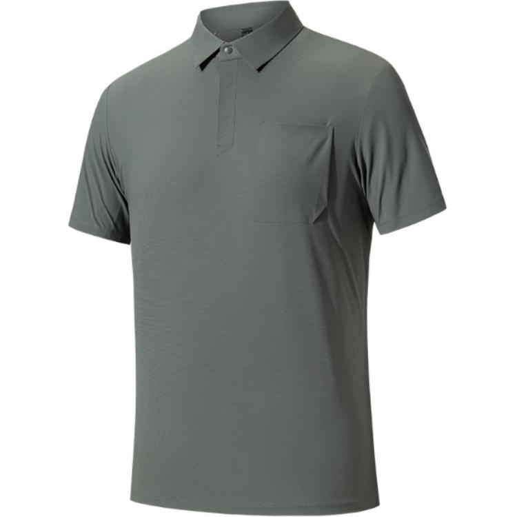 

Anta Champion All-Weather Series Lifestyle Comfortable Casual Simple Solid Color Versatile Breathable Short Sleeve Polo Shirt 152520145-3 M