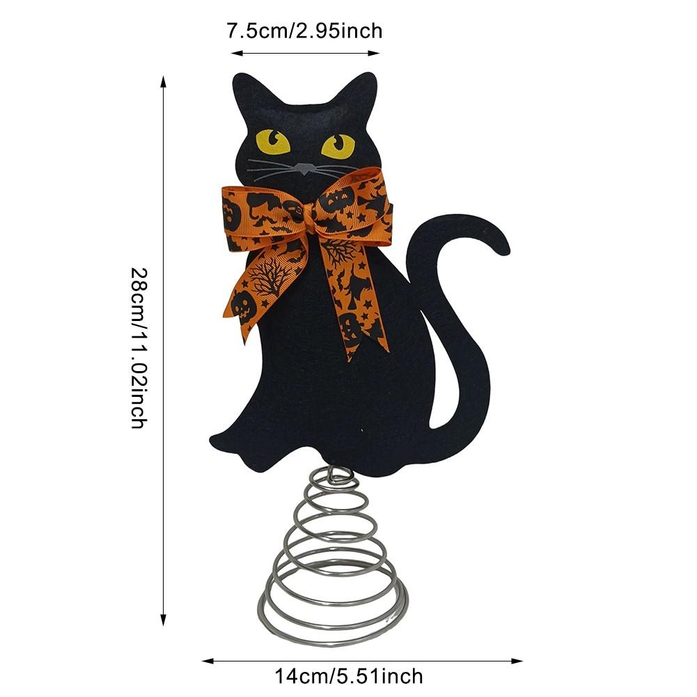 

Charming Aesthetic Black Cats Christmas Tree Reusable Holiday Decor