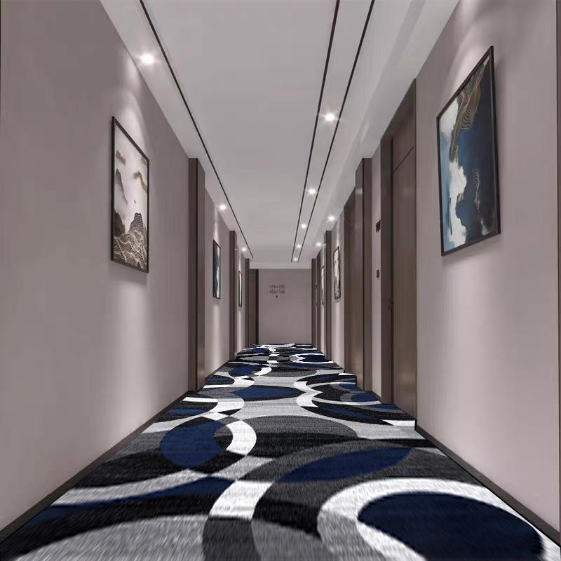 Nordic Geometric Style Long Corridor Carpet Luxury Hallway Area Rugs Non-slip Stair Floor Mat Aisle Carpet Runner Customizable