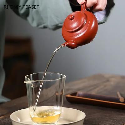120ml Yixing Purple Clay Teapots Famous Handmade Tea Pot Household Beauty Tea Infuser Kettle Chinese Zisha Tea Set Teaware