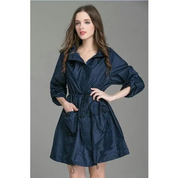 

Модный женский походный плащ со шляпой, женское платье, стильное байкерское дождевик, водонепроницаемая мужская дождевик, ветрозащитная куртка от дождя