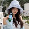 Line Mood Label Strap Bucket Hat Sun Cap