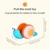 Learning To Walk Pull String Snail Car Toy Baby Walker Pull-Along Snail Toy  For Children
