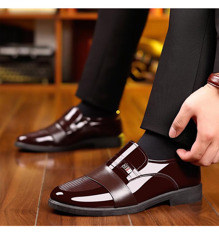 New Genuine Leather Men's Casual Slip-On Formal Business Shoes