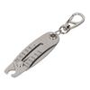 Thread Size Checker Keychain Portable Accurate Nut Bolt Size Finder Inch Metric 2 Scale