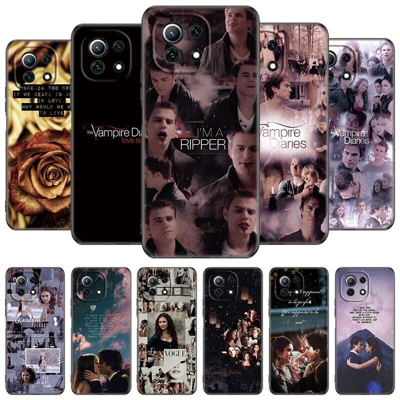 

Чехол для телефона «Дневники вампира» для Xiaomi Mi Redmi POCO X3 NFC GT F3 M3 10T 11T 7 7A K20 K40 Pro 11i A2 11 Lite CiVi, черный чехол