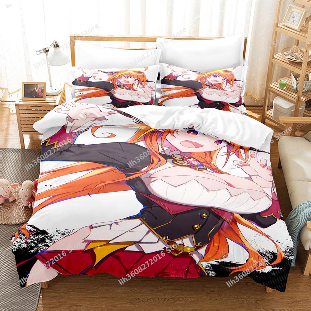 Kawaii Kiryuu Coco Bedding Set Single Twin Full Queen King Size Bed Set Adult Kid Bedroom Duvetcover Sets 3D Anime Bed Sheet Set