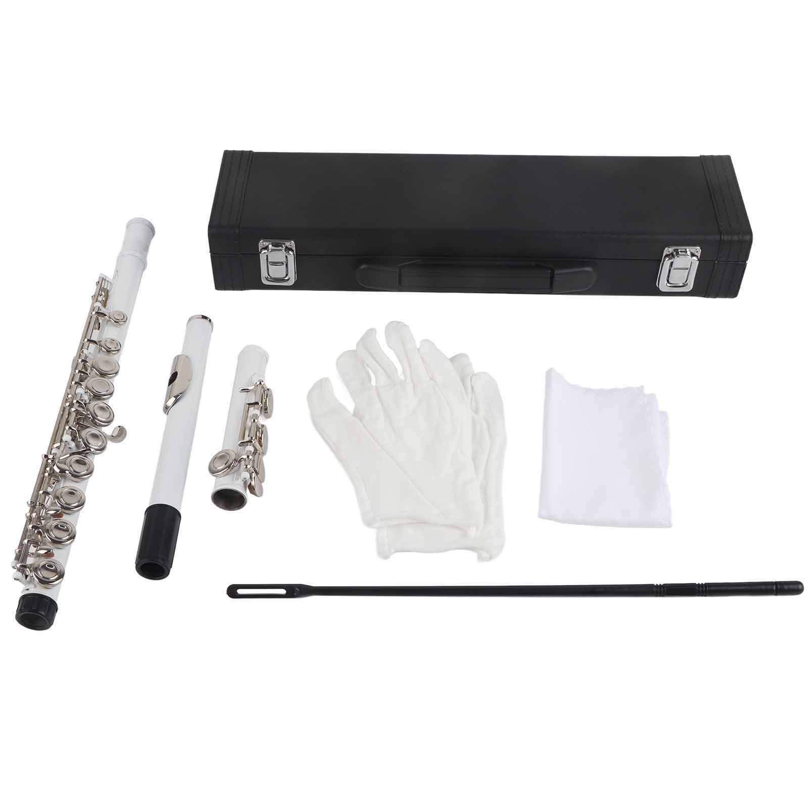 

Набор для начинающих флейт из латуни LADE C Key 16 Hole, чехол для хранения, салфетка для чистки, перчатки (белый)