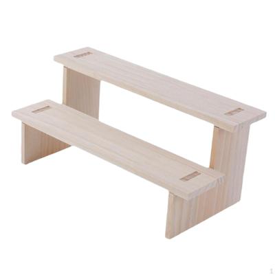 Handgefertigter Holz-Präsentationsständer für Actionfiguren und Sammlerstücke