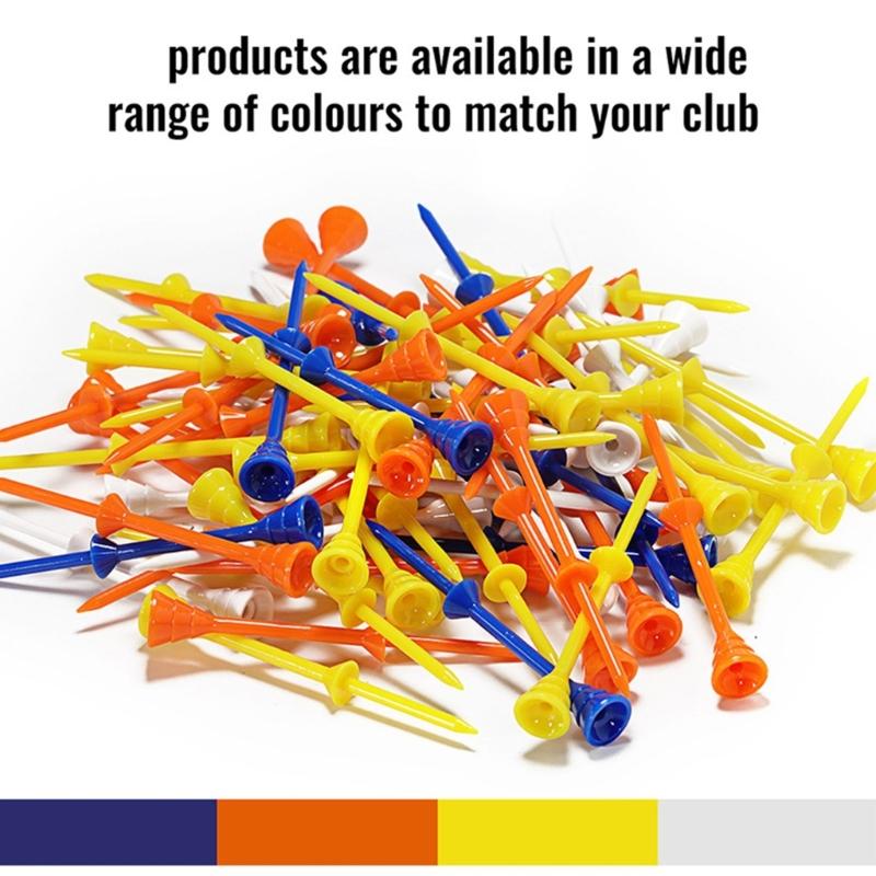 Pack of 10 Golfs Support Tees Golfs Base Golfs Holder Tees Standard Golfs Tees Castles Golfs Tees for Driver Training