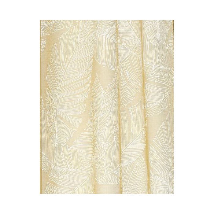 “Leaf” Eyelet Curtains 140 X 240 Cm Atmosphéra – Ocher