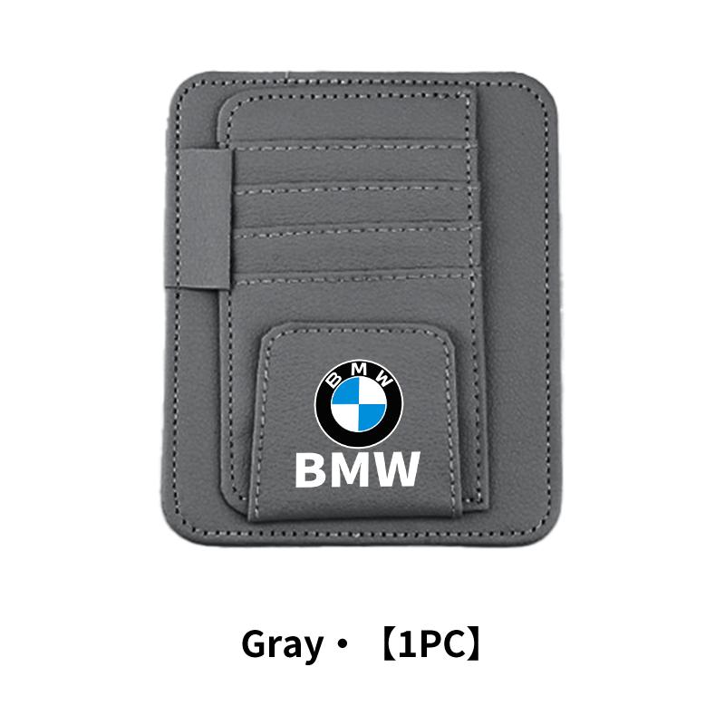 BWX1 2026 Car Sticker Car Sun Visor Glasses Clip Storage Holder Card Bag For BMW G30 G20 F30 F10 F40 E92 E91 G05 G06 G07 G11 G01 G02