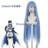 Akame Ga Kill Cosplay Esdeath Esdese Cosplay Costume Uniform With Hat Long Wig For Women Party Costumes