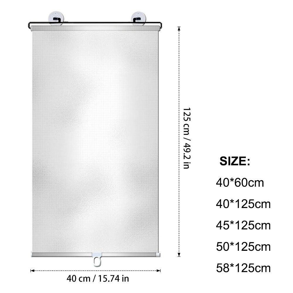 Retractable Car Side Window Sun-Shade Universal Aluminium Film Sunshade Roller Blinds Cars Windscreen Sunshade Auto Truck