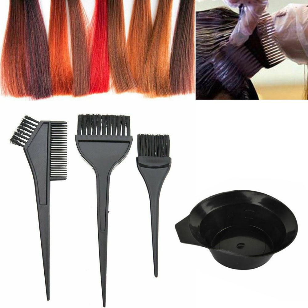 4pcs Salon Hair Dye Set Kit Hair Color Brush Comb Mixing Bowl Tint Tool Buy At A Low Prices On Joom E Commerce Platform