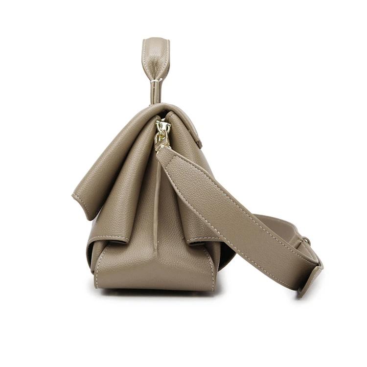 Modische geraffte Damen Handtaschen Designer Klappen Schultertaschen Luxuriöse PU-Leder Umhängetasche Hohe Qualität Pendler Tasche 2025