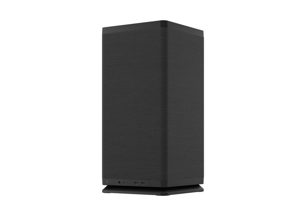 Fractal Design Mood Black Fabric Exterior Ultra Space Saving Size Mini Tower PC Case Black CS8228 Mini-ITX FD-C-MOD1N-02