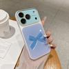 Internet celebrity advanced gradual change three-dimensional bow for iPhone17promax mobile phone case 16Pro all-inclusive 15/14