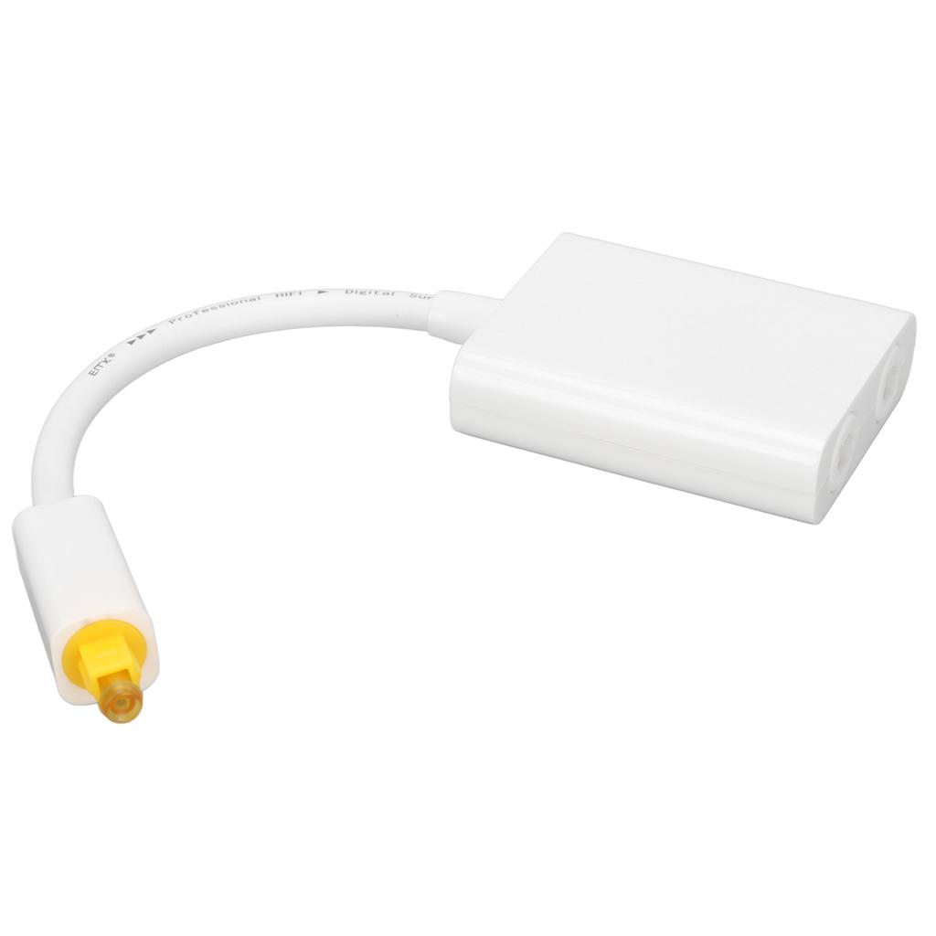 Optical Cable Splitter 1 In 2 Out Surround Sound Digital Optical Fiber Sound Cable for DVD CD