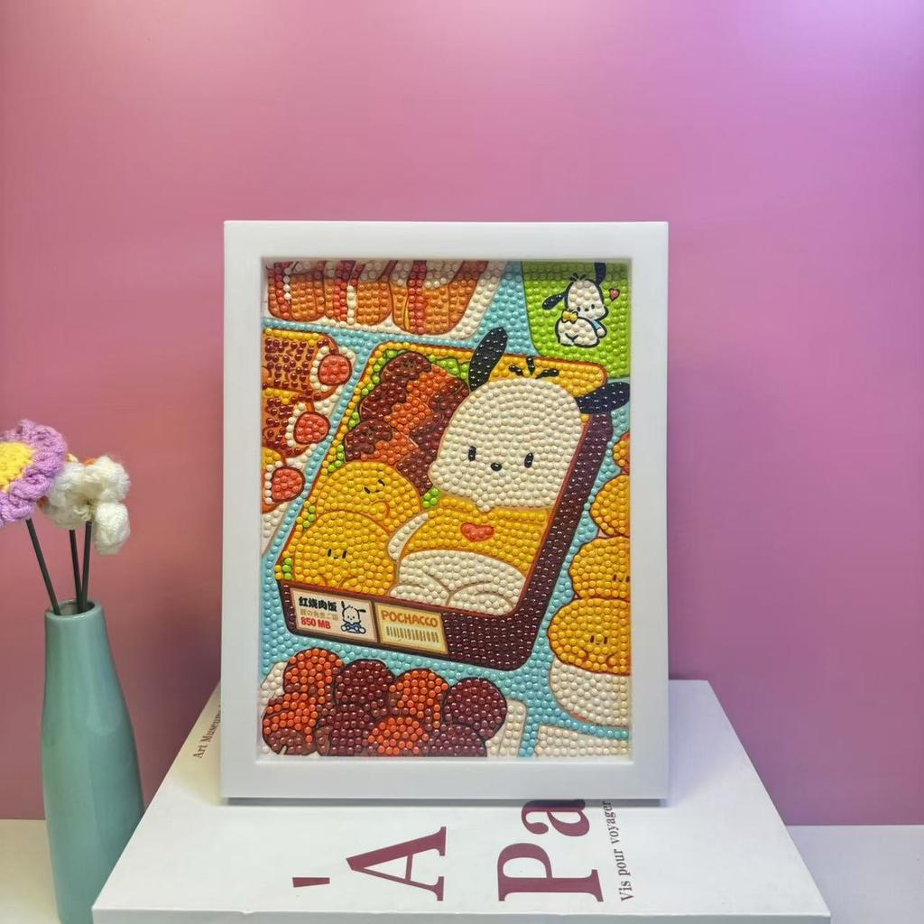 17 * 22Cm Cartoon Diamond Painting Children'S Puzzle Handmade Diy Year Of The Horse Living Room Sticker Decorative Painting