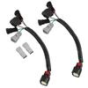 1 Pair Black Headlight Conversion P-N-P Wire Harness Adapters for Toyota Tacoma 2016-2023 Compatible Vehicle Fit