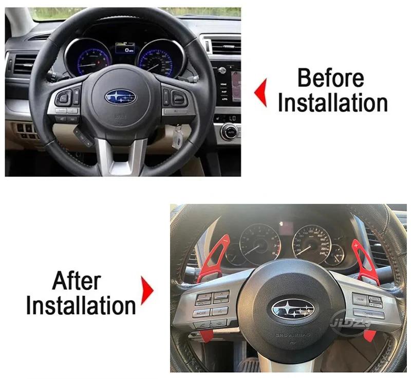 New Aluminum Steering Wheel Shift Paddle Shifter Extension For Subaru Legacy Wrx Sti Forester Impreza Xv Outback Accessories