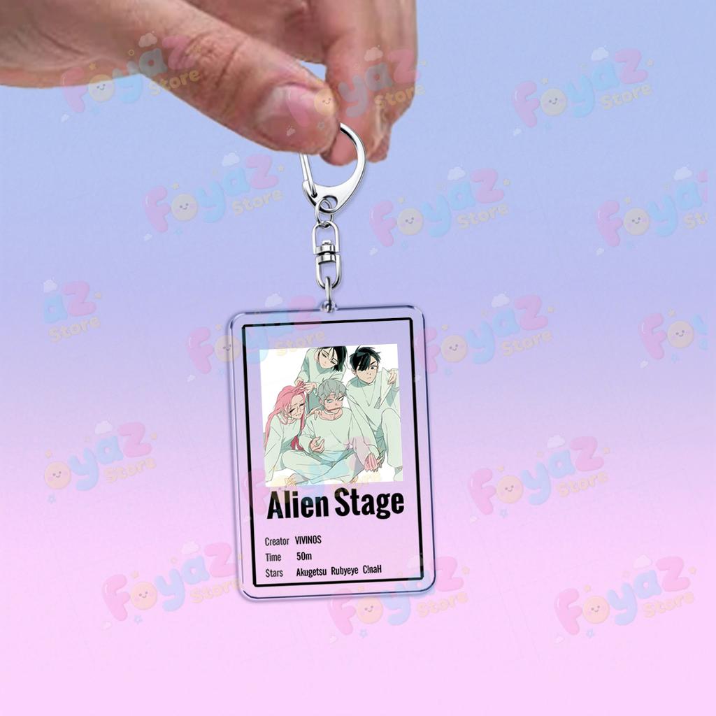 Alien Stage ART Klíčenka Příslušenství Přívěsky na tašku Luka Ivan Till Mizi Hyuna Sua Fanart Klíčenky Šperky Fanoušci Přátelé Dárek