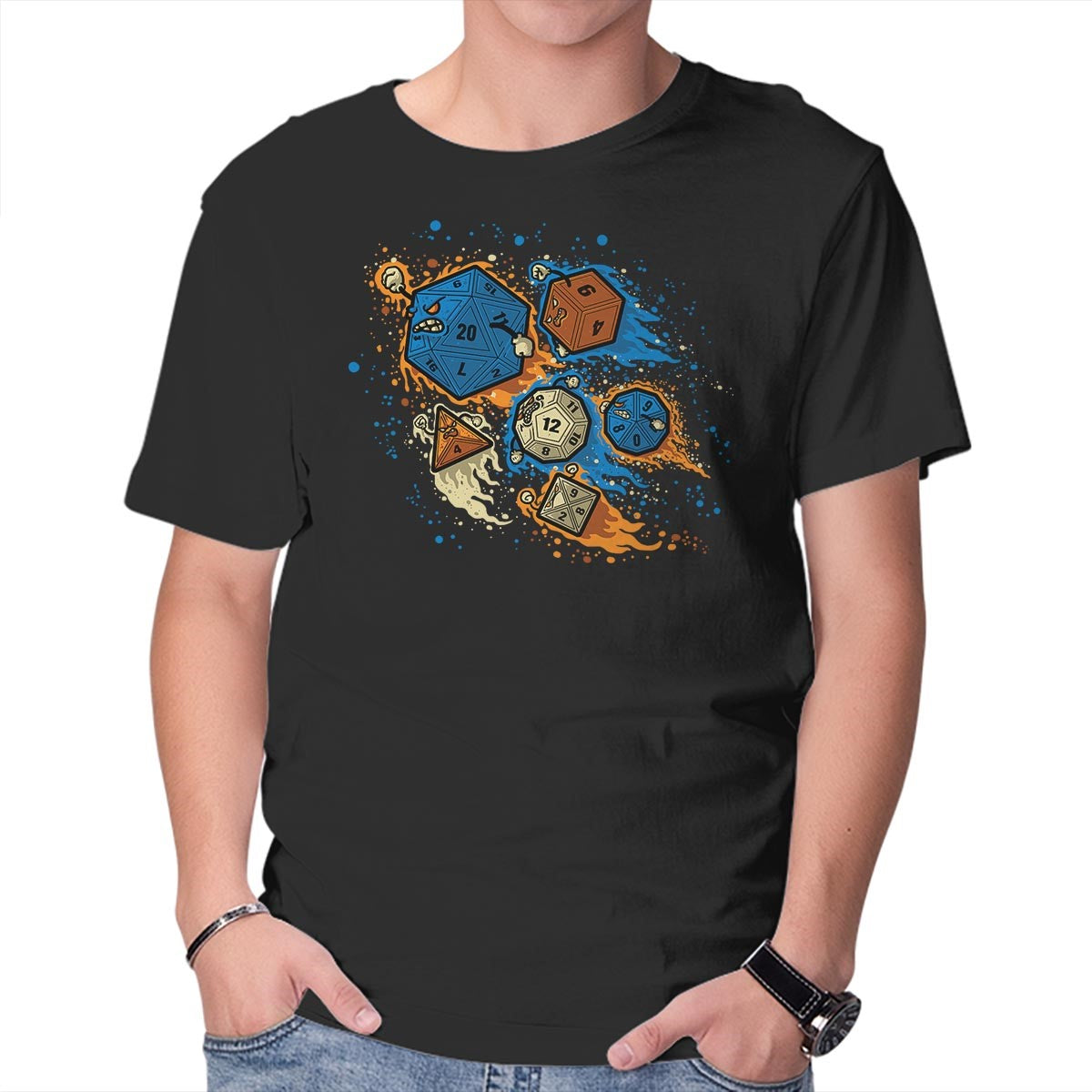 Unisex Crew Neck T-Shirt RPG United Remix Graphic Short Sleeve Casual Tee XL