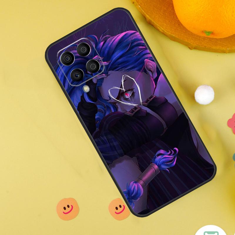 Anime Arcane Jinx For Samsung Galaxy M31s M13 M33 M53 M52 M32 M12 M14 M34 M54 M11 M21 M51 M20 M15 M55 Case