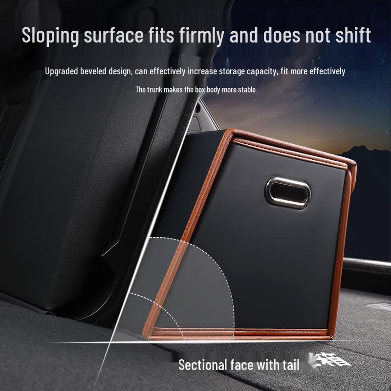 Foldable Car Trunk Organizer - Large Capacity Flip-Top Storage Box