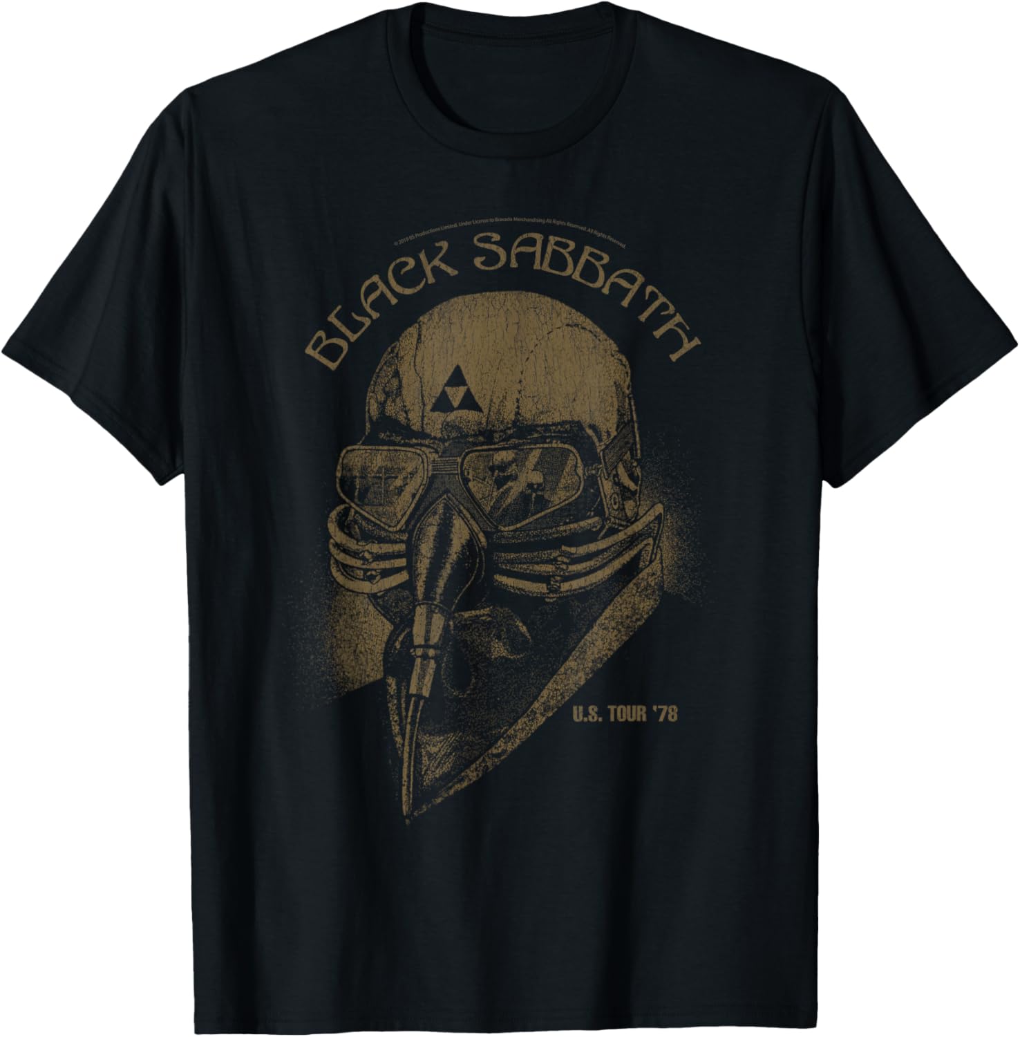 Black Sabbath Official U.S Tour 78 T-shirt T-Shirt Unisex T-Shirt S
