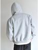 Unisex Heavyweight Double Zipper Oversized Hoodie - 2025 Autumn Trend Color Block Cardigan