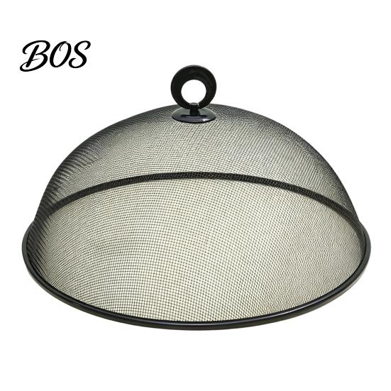 Mesh Food Protector Round Metal Cover, Fine Protector, Heavy Duty Cake Dessert Cover Dome with Handle, Dustproof Net Tent for Outdoor BBQ Picnic