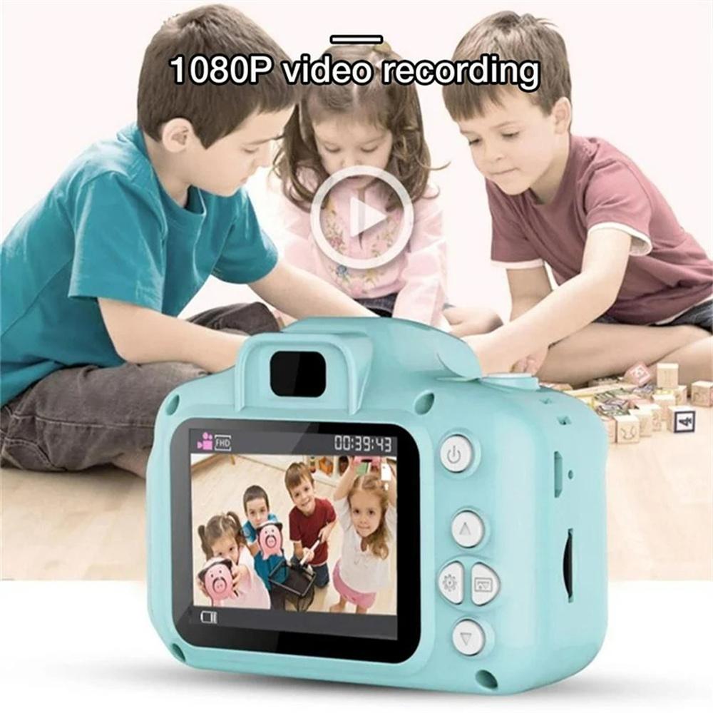 HD Mini Digital Kids Camera X2 Children Camera Can Take Pictures Video Small Camera Photography Children Birthday Gift Kids Toys
