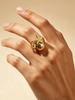 Stainless Steel Starfish Shell Rings For Women Gold Color Starfish Finger Ring Vintage Summer Vacation Christmas Jewelry Gift